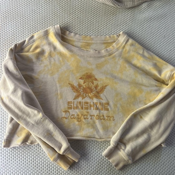Anthropologie Yellow Tie-Dye Sweatshirt - Picture 2 of 4